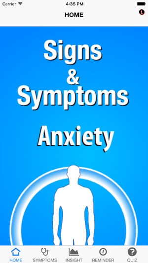 Signs & Symptoms Anxiety