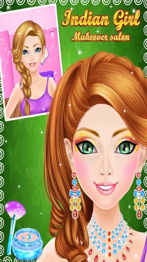 Indian Girl Makeover Salon(圖4)-速報App