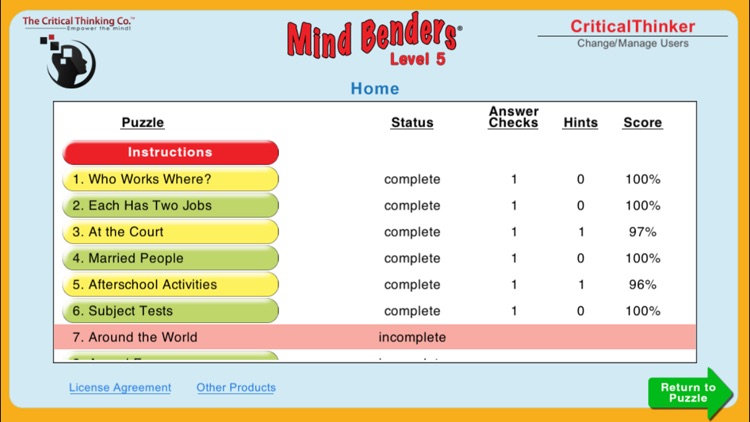 Mind Benders® Level 5 screenshot-4