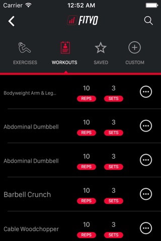 FitYo - Build Your Own Fitness App screenshot 4