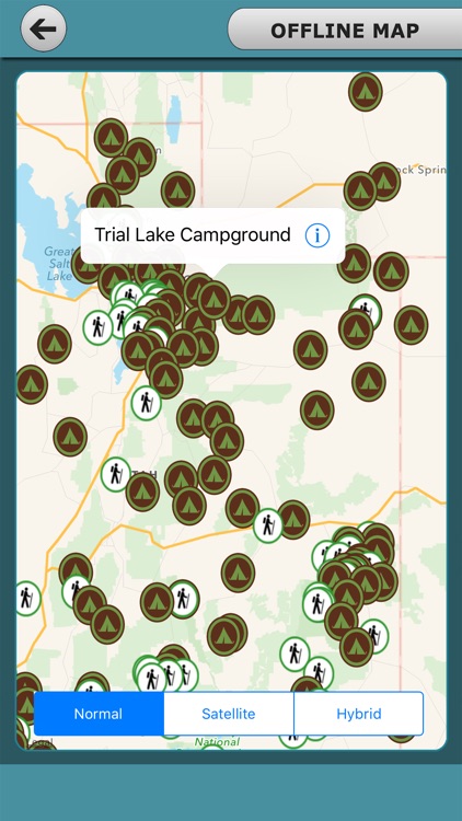 Utah - Campgrounds & Hiking Trails