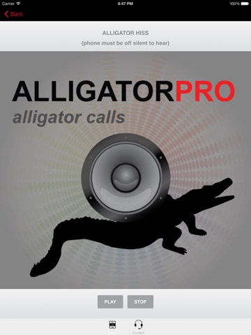REAL Alligator Calls & Alligator Sounds (ad free) BLUETOOTH COMPATIBLE screenshot 4