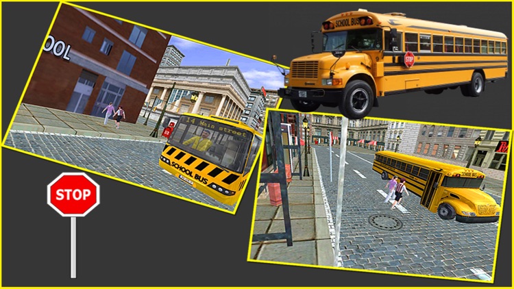 School Bus Driver Sim 3D 2016 screenshot-4