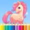 Little Pony coloring book for kids
