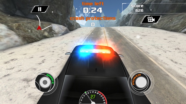 Arctic Police Racer 3D - eXtreme Snow Road Racing Cops FREE (圖4)-速報App