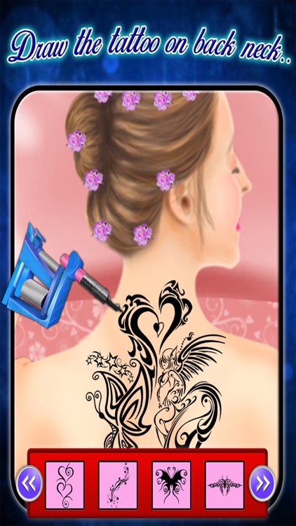 Back Tattoo Art Maker - Girls Tattoo Maker Games