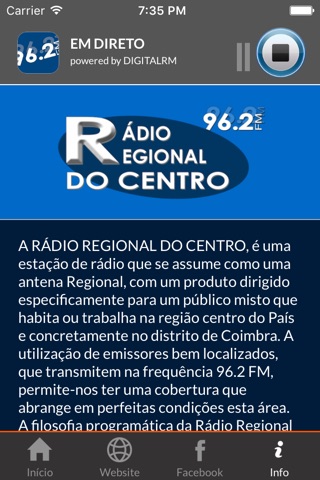 Rádio Regional do Centro screenshot 2