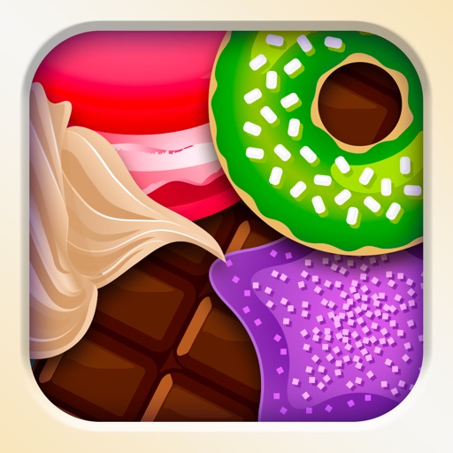 Sugar Pasty Charms! Yummy Sweetest Dessert Match 3 iOS App