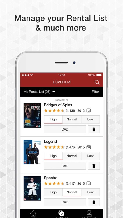 LOVEFiLM By Post UK for iPhone