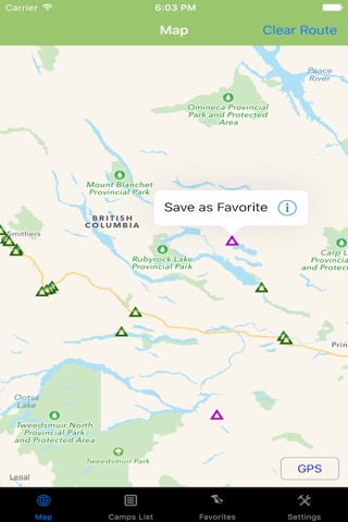 British Columbia– Camps & RV's screenshot 3