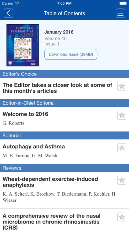 Clinical & Experimental Allergy screenshot-3