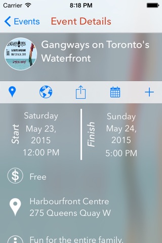 Toronto Events and Festivals screenshot 2