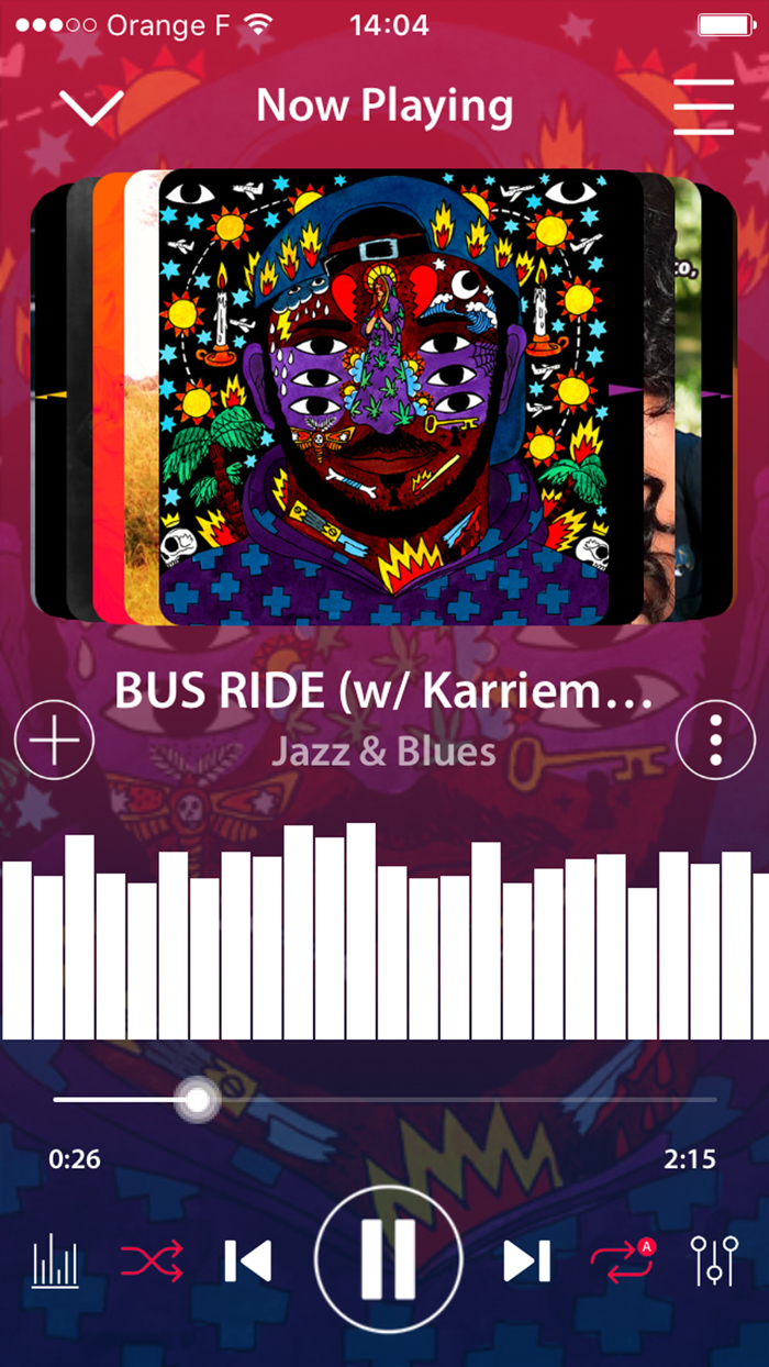 クラウド曲のMP3音楽プレーヤー - 無料の音楽