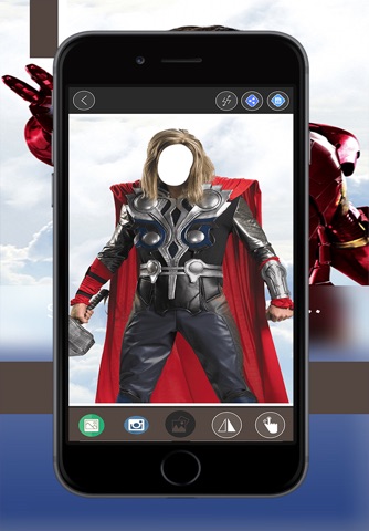 Superhero Man Photo Suit,Face Changer screenshot 2
