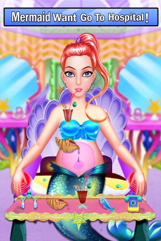 Mermaid Baby Born - Pregnant mermaid mommy game screenshot 3