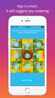 grid style for instagram - instagrid post banner sized full size big tiles for ig iphone screenshot 3