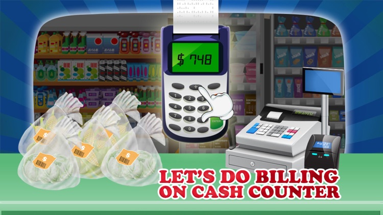 Supermarket Cashier – Manage cash register in this simulator game for kids