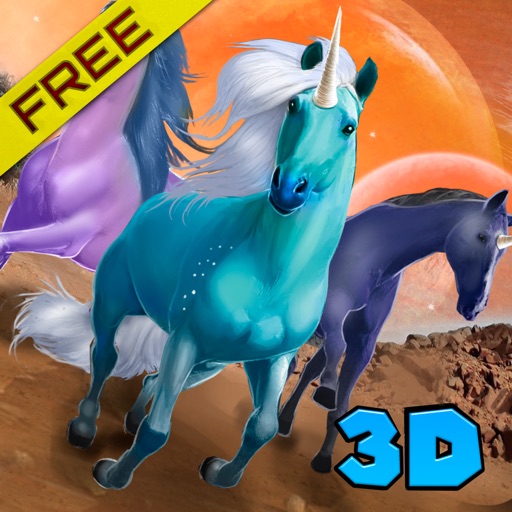 Magic Unicorn Survival Simulator 3D icon