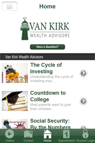 Van Kirk Wealth Advisors screenshot 2