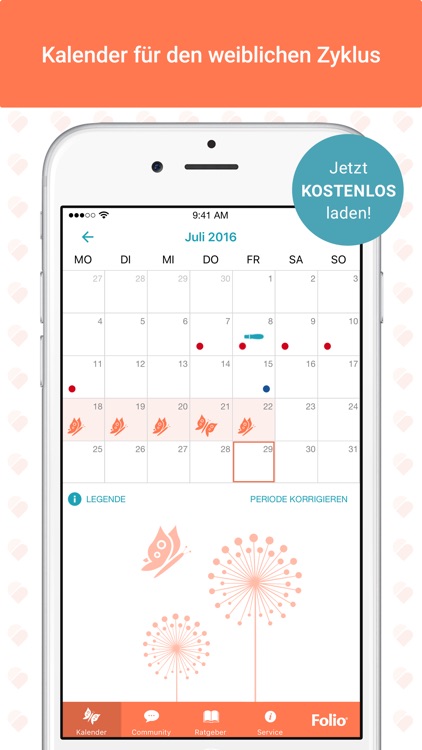 urbia Eisprungkalender - Zyklus & Perioden Tracker