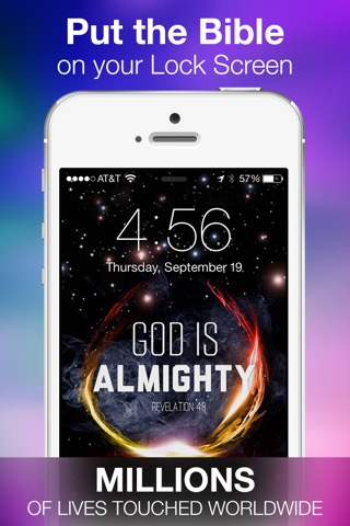 Bible Lock Screens™ - Bible Wallpapers / Backgroundsのおすすめ画像1
