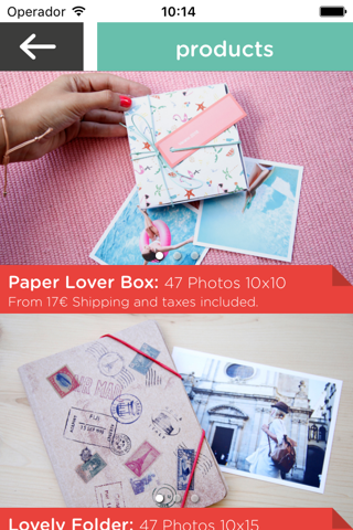 Paper Lover - Imprimir fotos screenshot 2