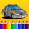 Kids & Play Cars, Trucks, Emergency & Construction Vehicles Coloring Book - Free Game