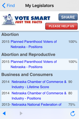 MyLegis : Nebraska — Find your Legislators & Legislative Districts screenshot 4
