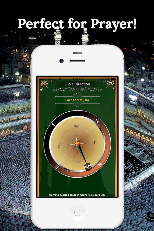 Simple Qibla Compass-Free screenshot 3