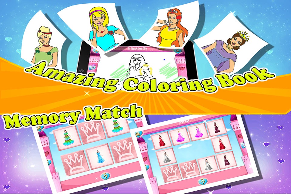 Little Princess Coloring Book! screenshot 2