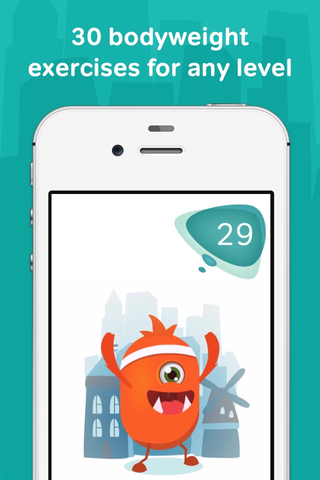 7 minute workouts with lazy monster PRO: daily fitness for kids and women screenshot 2