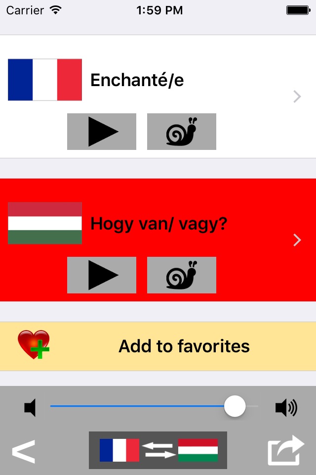 Magyar / Francia kifejezéstár - French / Hungarian phrasebook - Multiphrasebook screenshot 3