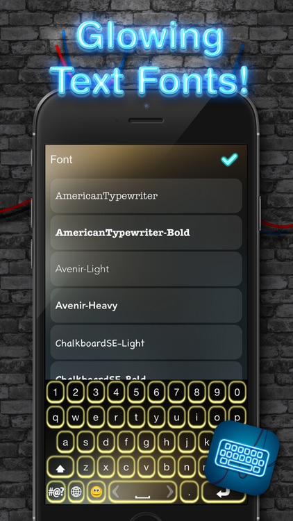 LED Lights Keyboard – Glow.ing Neon Keyboards Theme.s and Color.ful Fonts for iPhone screenshot-3