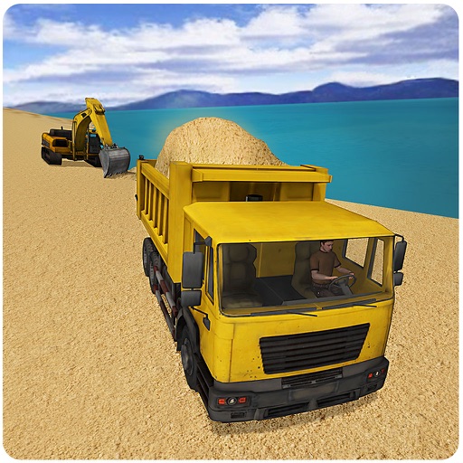 Transport River Sand – 3D City Transporter Truck Driver Simulator Game Icon