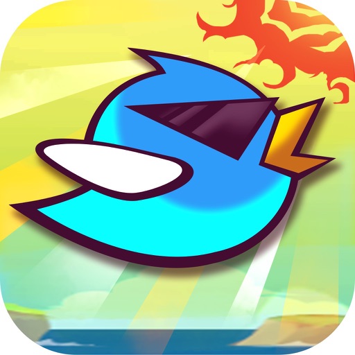 Flappy Summer Edition - Remake of Impossible Bird Game Icon
