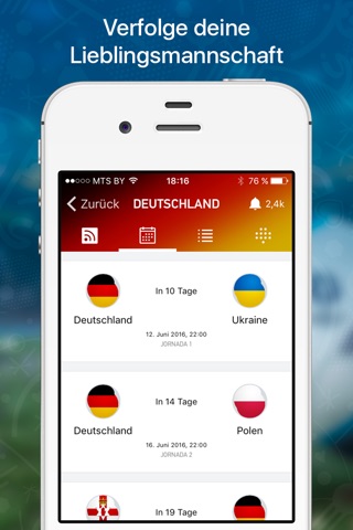 Euro Live — Scores & News for 2016 European Soccer Championship screenshot 3