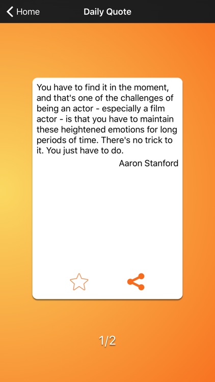 Daily Quotes - Aaron Stanford Version