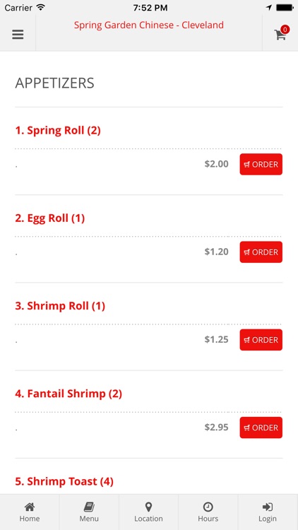 Spring Garden Chinese - Cleveland Online Ordering