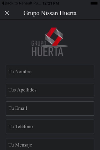 Grupo Huerta Nissan screenshot 4