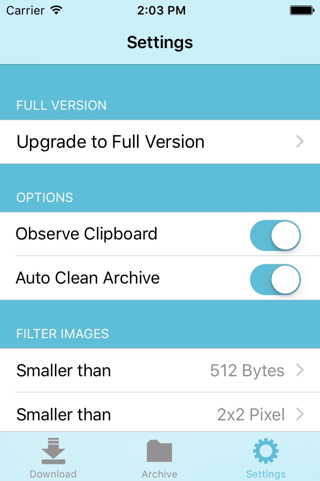 Image Grabber Lite - download multiple images screenshot 3