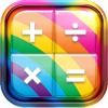 Calculator – Rainbow : Custom Calculator &amp; Wallpaper Keyboard Themes Designs Style Skin Color