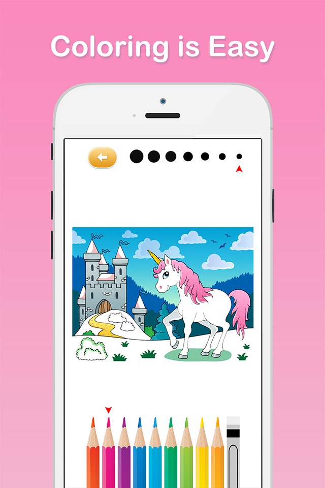 My Little Princess Coloring Book Games for Girls screenshot 2