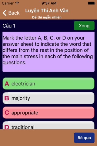 Luyện Thi Anh Văn - THPT, Cao Đẳng, Đại Học screenshot 3