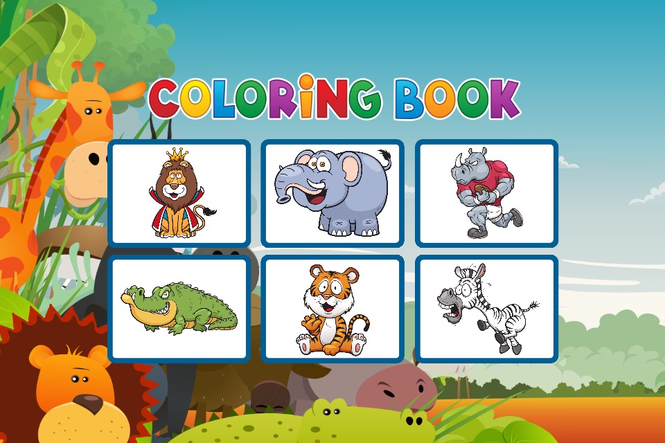 Animal Coloring Book - Painting Game for Kids screenshot 2