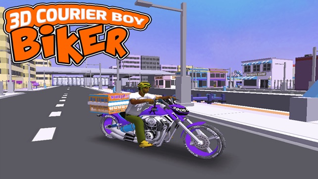 3D Courier Boy Biker(圖3)-速報App