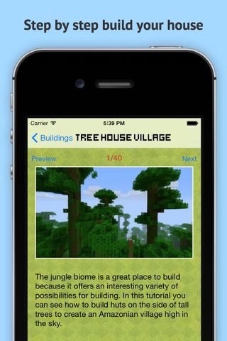 MineGuide Amazing Building Ideas - Free house and building guide for Minecraft Pocket Edition! screenshot 2