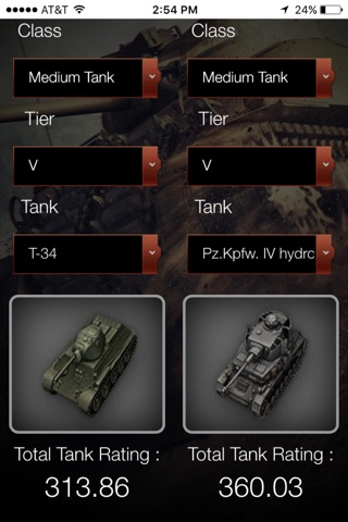 Tank Selector for WOT screenshot 4