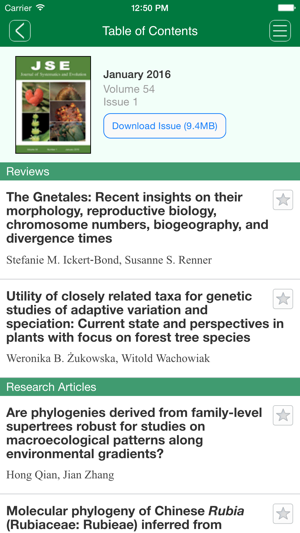 Journal of Systematics and Evolution(圖5)-速報App