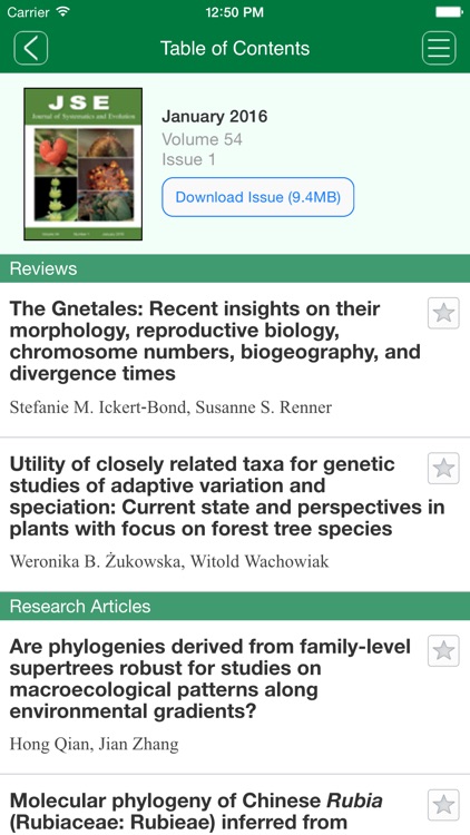 Journal of Systematics and Evolution screenshot-4