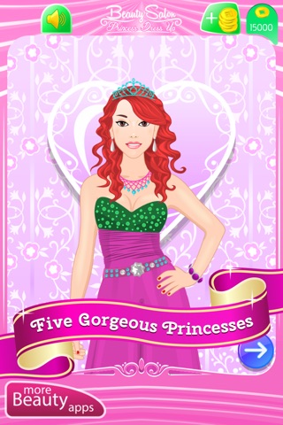 Beauty Salon - Princess Dress Up, Makeup and Hair Studio Game screenshot 2